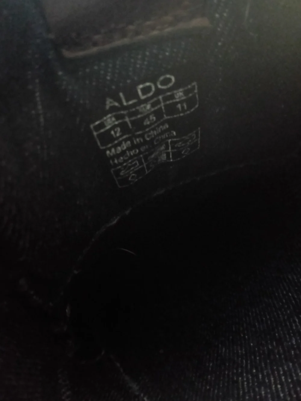ALDO Men's Size 12 Black Leather Boat Shoes Deck Moc Toe Casual Loafers Laced